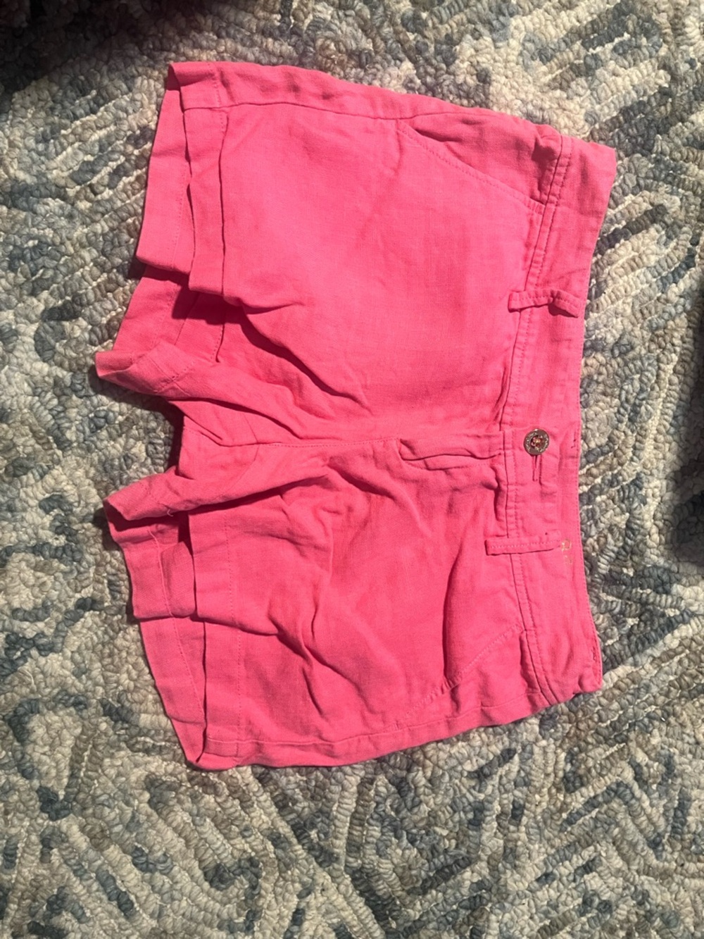 Lilly Pulitzer Coral Pink High-Waist Casual Shorts